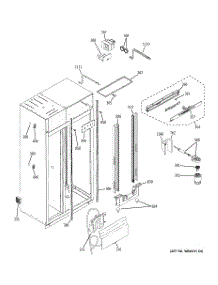 07 - Fresh Food Section parts for Ge Refrigerator ZISS480NXASS from AppliancePartsPros.com
