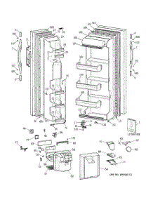 02 - Sealed System & Mother Board parts for Ge Refrigerator ZISW480DMC from AppliancePartsPros.com