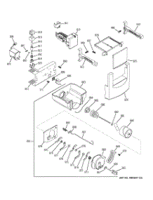 06 - Ice Maker & Dispenser parts for Ge Refrigerator ZISW480DMC from AppliancePartsPros.com
