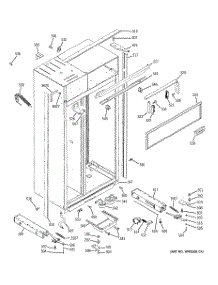 10 - Case Parts parts for Ge Refrigerator ZISW480DRF from AppliancePartsPros.com