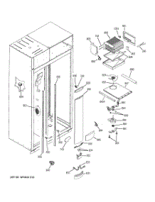 04 - Freezer Section parts for Ge Refrigerator ZISW480DRA from AppliancePartsPros.com
