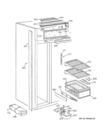 04 - Freezer Section parts for Ge Refrigerator ZISW36DYA from AppliancePartsPros.com