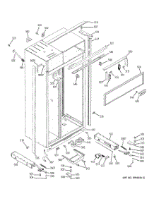 10 - Case Parts parts for Ge Refrigerator ZISS480DRASS from AppliancePartsPros.com