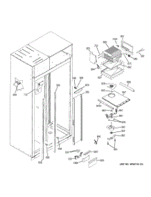 04 - Freezer Section parts for Ge Refrigerator ZISW420DXA from AppliancePartsPros.com