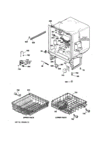 05 - Freezer Shelves parts for Ge Refrigerator ZISW420DXA from AppliancePartsPros.com
