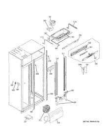07 - Fresh Food Section parts for Ge Refrigerator ZISW420DXA from AppliancePartsPros.com
