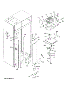 04 - Freezer Section parts for Ge Refrigerator ZISW420DRF from AppliancePartsPros.com