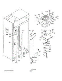 Freezer Section parts for Ge Refrigerator ZIS360NRK from AppliancePartsPros.com