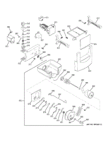 06 - Ice Maker & Dispenser parts for Ge Refrigerator ZISS480DRCSS from AppliancePartsPros.com