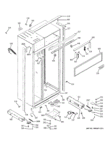 10 - Case Parts parts for Ge Refrigerator ZISW420DRJ from AppliancePartsPros.com