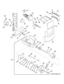 06 - Ice Maker & Dispenser parts for Ge Refrigerator ZISS480DXASS from AppliancePartsPros.com