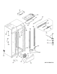 07 - Fresh Food Section parts for Ge Refrigerator ZISS480DXASS from AppliancePartsPros.com
