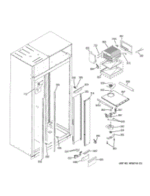 04 - Freezer Section parts for Ge Refrigerator ZISW480DXA from AppliancePartsPros.com
