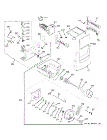 06 - Ice Maker & Dispenser parts for Ge Refrigerator ZISW480DXA from AppliancePartsPros.com