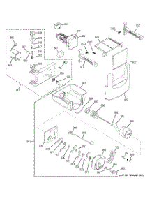 06 - Ice Maker & Dispenser parts for Ge Refrigerator ZISS420DXASS from AppliancePartsPros.com