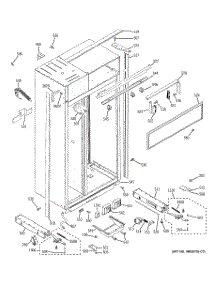 10 - Case Parts parts for Ge Refrigerator ZISS420DXASS from AppliancePartsPros.com