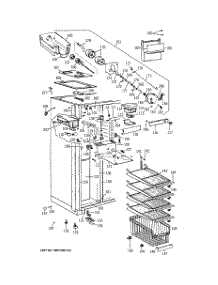 03 - Freezer Section parts for Ge Refrigerator ZISB42EMB from AppliancePartsPros.com