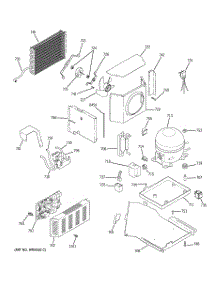 02 - Sealed System & Mother Board parts for Ge Refrigerator ZISW360DMB from AppliancePartsPros.com
