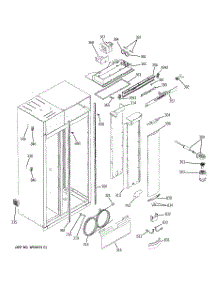 07 - Fresh Food Section parts for Ge Refrigerator ZISW360DMB from AppliancePartsPros.com