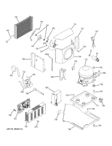 02 - Sealed System & Mother Board parts for Ge Refrigerator ZISS360DRGSS from AppliancePartsPros.com