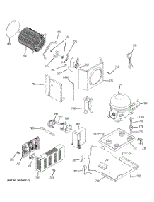 02 - Sealed System & Mother Board parts for Ge Refrigerator ZIS360NXA from AppliancePartsPros.com
