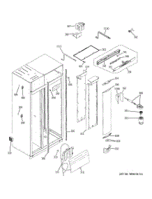 07 - Fresh Food Section parts for Ge Refrigerator ZISP480DTASS from AppliancePartsPros.com