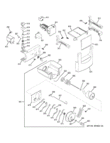 06 - Ice Maker & Dispenser parts for Ge Refrigerator ZISS480DRISS from AppliancePartsPros.com