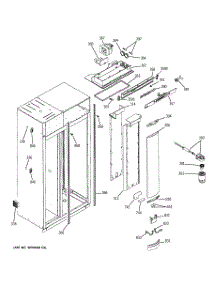 07 - Fresh Food Section parts for Ge Refrigerator ZISS480NMA from AppliancePartsPros.com