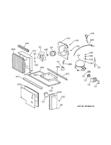 08 - Unit Parts parts for Ge Refrigerator ZISW36DYB from AppliancePartsPros.com