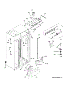 07 - Fresh Food Section parts for Ge Refrigerator ZIS480NXA from AppliancePartsPros.com