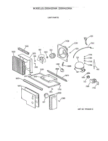 08 - Unit Parts parts for Ge Refrigerator ZISB42DWA from AppliancePartsPros.com