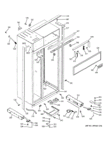 10 - Case Parts parts for Ge Refrigerator ZISW420DMA from AppliancePartsPros.com