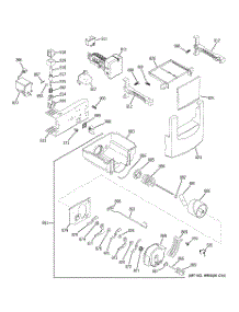 06 - Ice Maker & Dispenser parts for Ge Refrigerator ZISB480DRG from AppliancePartsPros.com