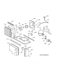 08 - Unit Parts parts for Ge Refrigerator ZISB36DXA from AppliancePartsPros.com