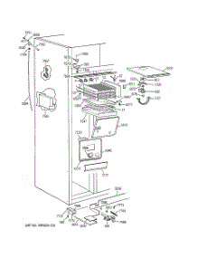 03 - Freezer Section parts for Ge Refrigerator ZISW36DWA from AppliancePartsPros.com