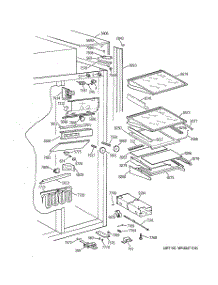 06 - Fresh Food Section parts for Ge Refrigerator ZISW36DWA from AppliancePartsPros.com