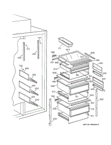 07 - Fresh Food Section parts for Ge Refrigerator ZISW42DCA from AppliancePartsPros.com