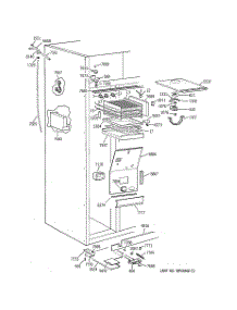 03 - Freezer Section parts for Ge Refrigerator ZISB36DYB from AppliancePartsPros.com
