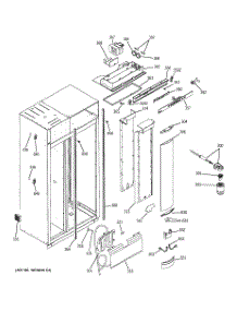 07 - Fresh Food Section parts for Ge Refrigerator ZISB420DRG from AppliancePartsPros.com