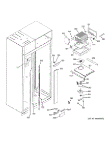 04 - Freezer Section parts for Ge Refrigerator ZISW360DXA from AppliancePartsPros.com