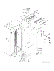 07 - Fresh Food Section parts for Ge Refrigerator ZISW360DXA from AppliancePartsPros.com