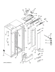07 - Fresh Food Section parts for Ge Refrigerator ZISS360DMA from AppliancePartsPros.com