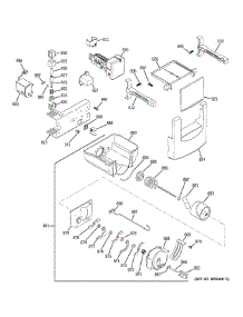 Ice Maker & Dispenser parts for Ge Refrigerator ZISB420DRK from AppliancePartsPros.com
