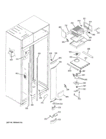 04 - Freezer Section parts for Ge Refrigerator ZISW480DRE from AppliancePartsPros.com