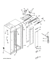 Fresh Food Section parts for Ge Refrigerator ZIS420NRK from AppliancePartsPros.com