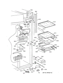 06 - Fresh Food Section parts for Ge Refrigerator ZISW36DXA from AppliancePartsPros.com