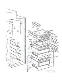 07 - Fresh Food Section parts for Ge Refrigerator ZISW36DXA from AppliancePartsPros.com