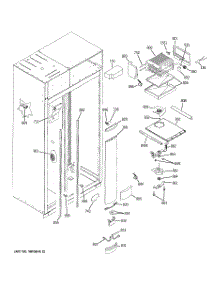 04 - Freezer Section parts for Ge Refrigerator ZISS480NRGSS from AppliancePartsPros.com