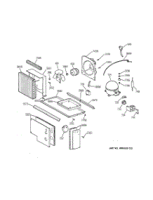 08 - Unit Parts parts for Ge Refrigerator ZISB42DCA from AppliancePartsPros.com
