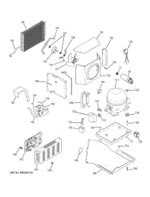 02 - Sealed System & Mother Board parts for Ge Refrigerator ZISB420DMC from AppliancePartsPros.com